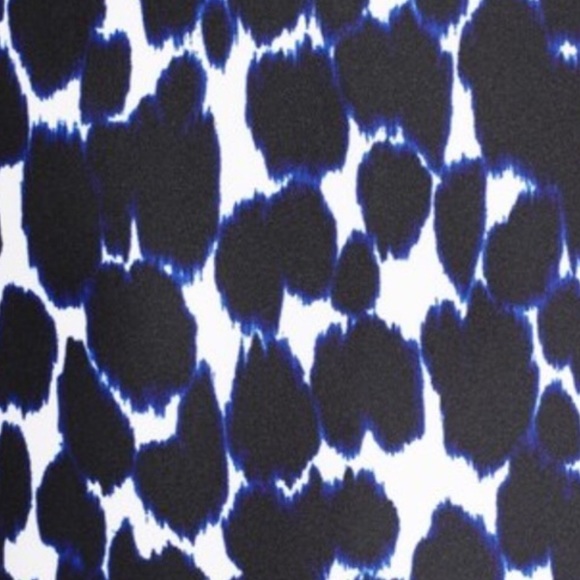 Kate Spade Blue Leopard Fit & Flare Dress - Picture 6 of 12